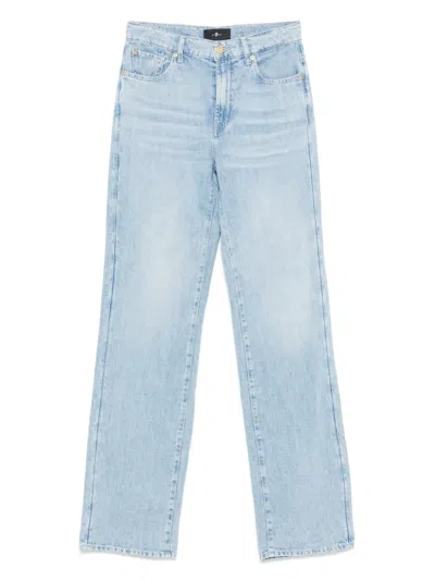 7 For All Mankind Tess Hose In Blue