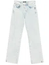 7 For All Mankind Tess Trouser Pepper In Blue