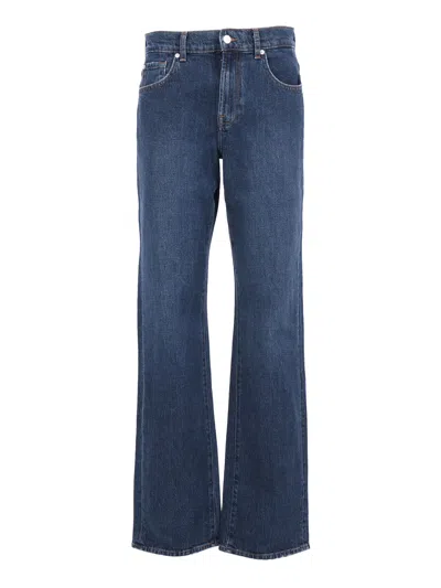 7 For All Mankind Tess Trouser Radar In Blue
