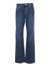 7 For All Mankind Tess Trouser Radar With Flared Leg In Blue