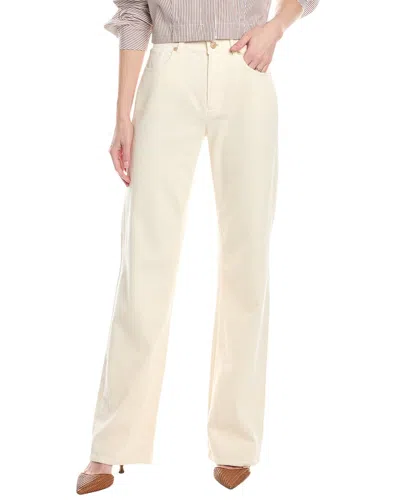 7 For All Mankind Tess Trouser In White