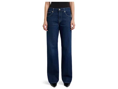7 For All Mankind Tess Trousers In Blue