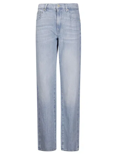 7 For All Mankind Tess Trousers Kansas In Blue