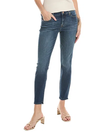 7 For All Mankind The Ankle Gwenevere Cambridge Ankle Skinny Jean In Blue