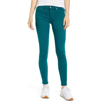 7 For All Mankind ® The Ankle Skinny Jeans In Green