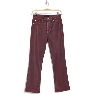 7 For All Mankind The Hw Slim Kick In Coated Ruby