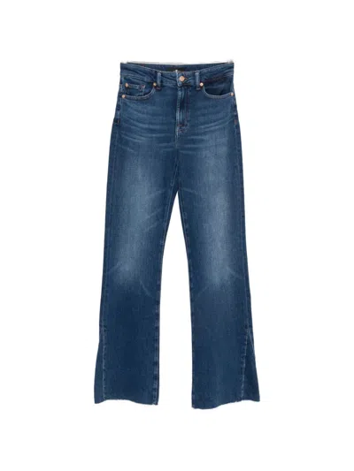 7 For All Mankind The Leggy Bootcut Denim Jeans In Blue