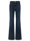7 For All Mankind Modern Dojo High-rise Flared Jeans In Multi