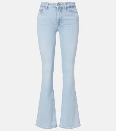 7 For All Mankind The Leggy Bootcut Jeans In Blue