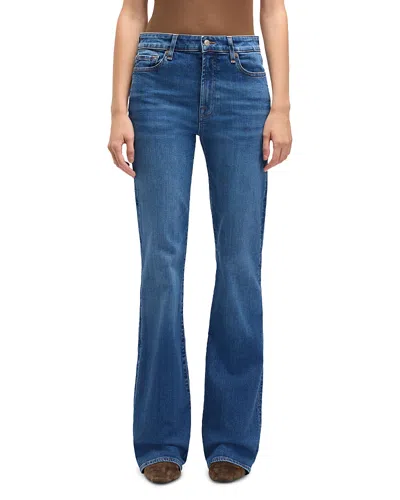 7 For All Mankind The Leggy Bootcut Jeans In Moonwater In Blue
