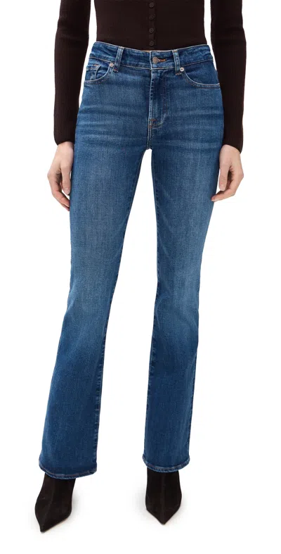 7 For All Mankind The Leggy Bootcut Jeans Moonwater In Blue