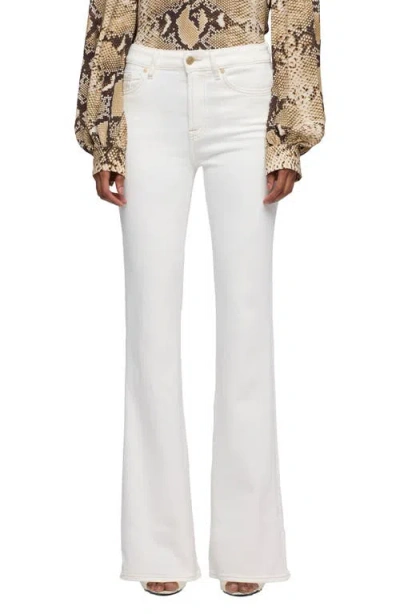 7 For All Mankind The Leggy Bootcut Jeans In White