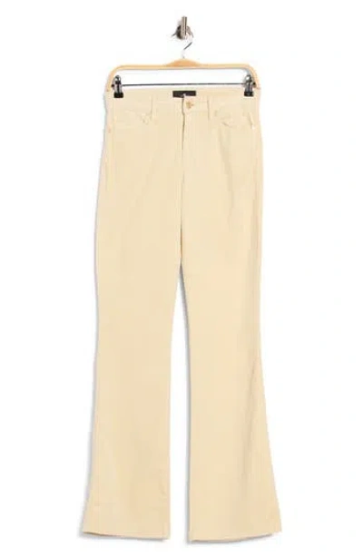 7 For All Mankind The Leggy Bootcut Velvet Jeans In Neutral