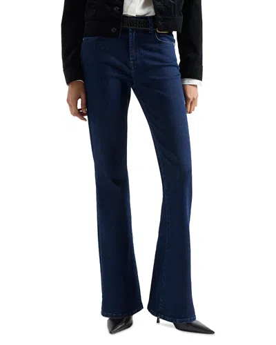 7 For All Mankind The Leggy Mid Rise Flare Jeans In Classical