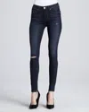 7 FOR ALL MANKIND THE SKINNY CROP & ROLL JEAN IN ATBB