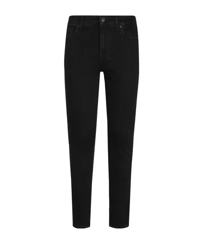 7 For All Mankind The Skinny Jeans In Black
