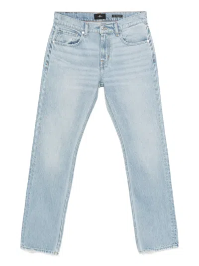 7 For All Mankind The Straight 32 Jeans In Blue