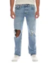 7 For All Mankind The Straight Dusty Cottonwood Jean In Blue