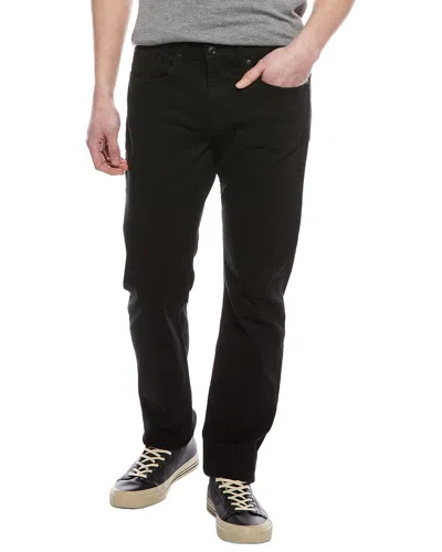 7 For All Mankind The Straight Easton Tapered Straight Leg Jean In Black