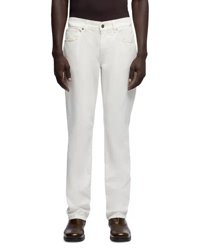 7 For All Mankind Comfort Sateen The Straight Leg Jeans In Gray