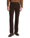 7 For All Mankind The Straight Fit Jeans In Corduroy Dark Olive In Brown