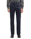 7 For All Mankind The Straight Fit Jeans In Cub In Animal Print