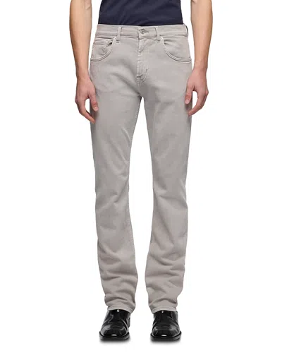 7 For All Mankind Luxe Performance Lefthand The Straight Leg Jeans In Gray