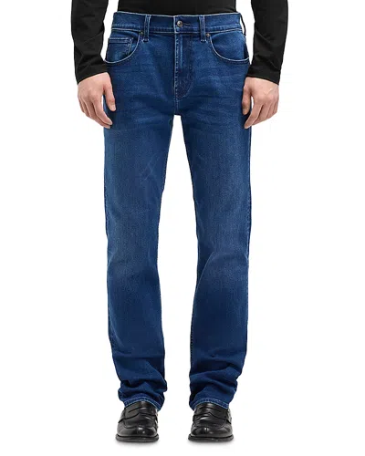 7 For All Mankind The Straight Fit Jeans In Medina In Blue