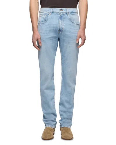 7 For All Mankind The Straight Fit Jeans In Miramar In Blue