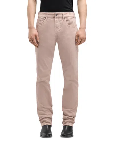7 For All Mankind The Straight Fit Jeans In Velvet Rose In Pink
