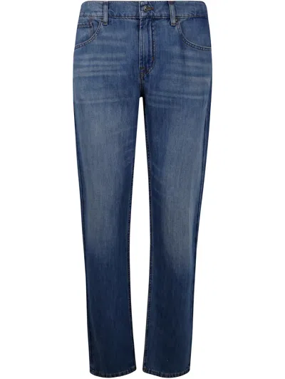 7 For All Mankind The Straight Jeans In 蓝色