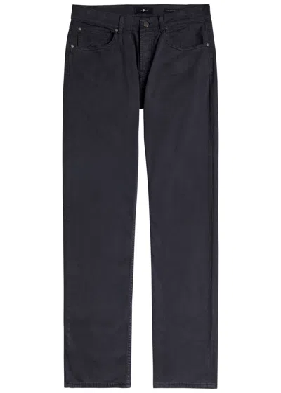 7 For All Mankind The Straight Jeans In Blue