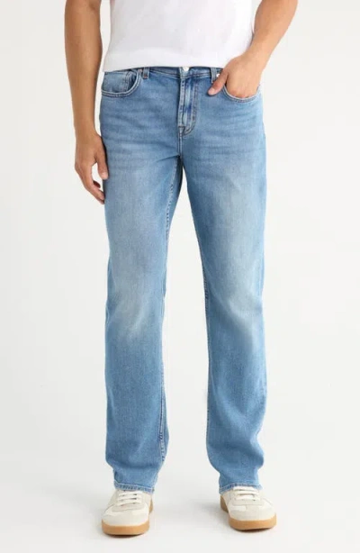 7 For All Mankind The Straight Leg Jeans In Blue