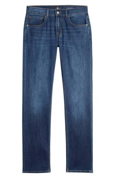 7 For All Mankind Modern Straight Fit Jeans In Proper In Blue