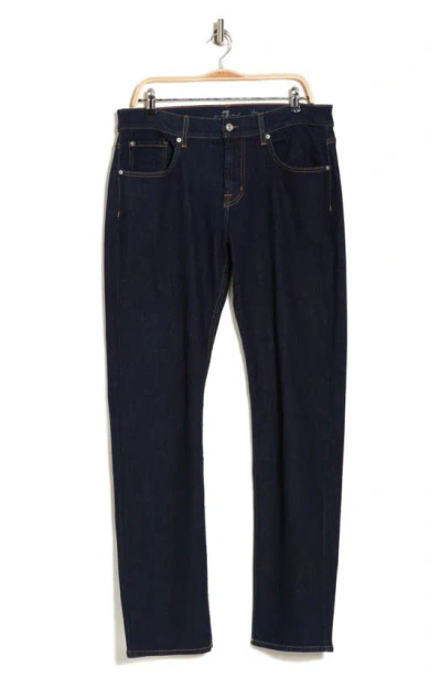 7 For All Mankind The Straight Leg Jeans In Blue