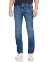 7 For All Mankind Mistral Jeans Whiskering Effect In Blue