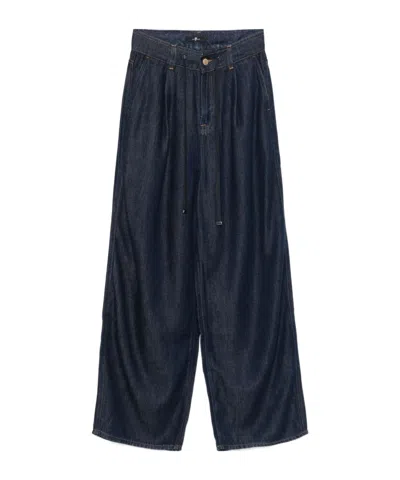 7 For All Mankind Tilda Pant Coco In Blue
