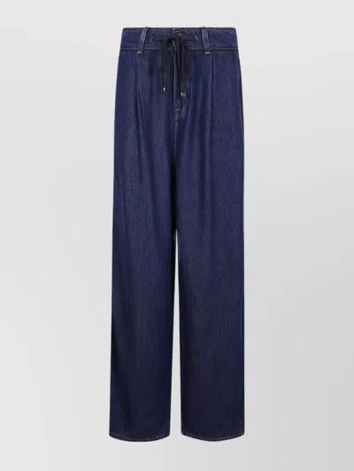 7 For All Mankind Tilda Pant Drawstring Waist In Blue