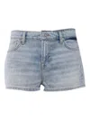 7 For All Mankind Low Shorts Tokyo In Blue
