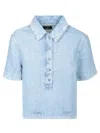 7 For All Mankind Kansas Celeste Denim Top