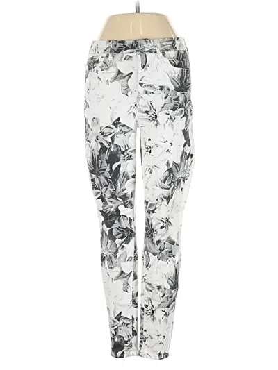 Pre-owned 7 For All Mankind Track Pants In White