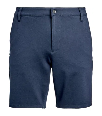 7 For All Mankind Travel Chino Shorts In Navy