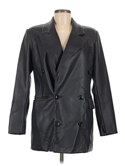 Pre-owned 7 For All Mankind Trenchcoat In Black