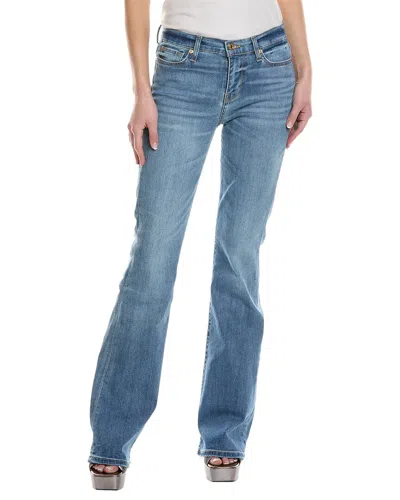7 For All Mankind Tribeca Light High-rise Ali Classic Flare Jean In Blue