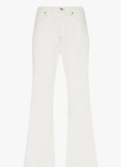 7 For All Mankind Trousers In White