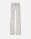 7 For All Mankind Trousers In White
