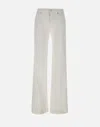 7 For All Mankind Trousers In White