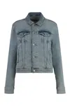 7 For All Mankind Trucker Denim Jacket In Denim
