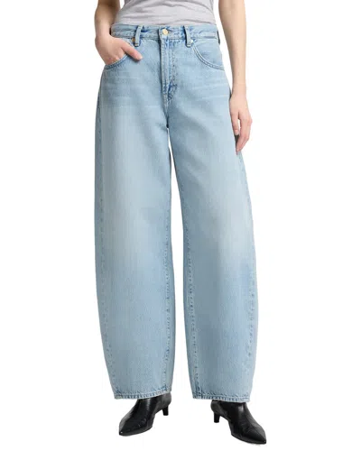 7 For All Mankind Twisted Bonnie September Barrel Leg Jean In Multi