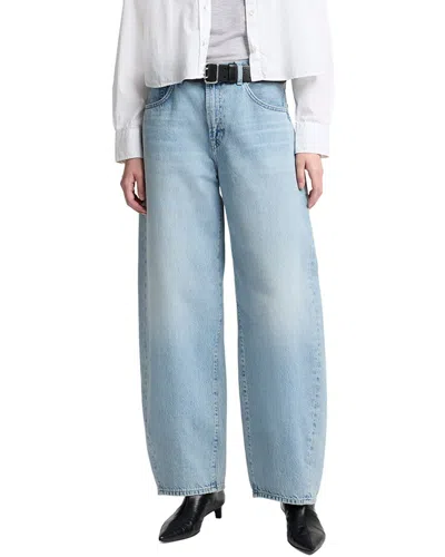 7 For All Mankind Twisted Bonnie September Barrel Leg Jean In Blue